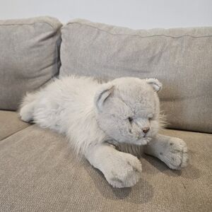 Vintage 21" Peruvian Plush Cat 24k POLAR PUFF